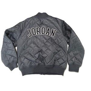 Nike Air Jordan Jumpman Bomber Jacket Kids YM 10-12  Embroidered  Jordan Quilted